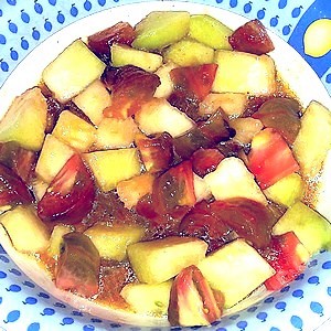 Ensalada melon tomate